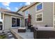Outdoor patio featuring stylish furniture and a cozy fire pit, perfect for entertaining and relaxing at 10101 E 112Th Way, Commerce City, CO 80640