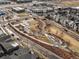 Aerial view of neighborhood park area and neighborhood at 5755 Boston St, Denver, CO 80238