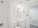 Bathroom with shower/tub and white vanity at 9220 E Girard Ave # 2, Denver, CO 80231