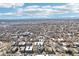 Aerial view of the neighborhood with a focus on the property's location at 25 S Washington St # 2, Denver, CO 80209