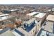 Modern rooftop decks with seating areas offer city views from this urban property at 25 S Washington St # 2, Denver, CO 80209