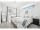 Bright bedroom featuring a cozy bed, a large window, and modern decor, creating a relaxing atmosphere at 25 S Washington St # 2, Denver, CO 80209