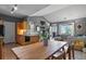 Open floor plan connecting the kitchen, dining area, and living room, perfect for entertaining at 8481 W Union Ave # 13203, Denver, CO 80123