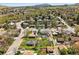 Aerial view of the property within its neighborhood context, outlined by lot lines at 1914 Washington Ave, Golden, CO 80401