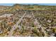 Scenic aerial view of the property and surrounding neighborhood with mountain backdrop at 1914 Washington Ave, Golden, CO 80401