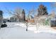 Spacious backyard with fruit trees and garden beds at 2480 S Bannock St, Denver, CO 80223