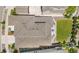Bird's eye view of house, showcasing the backyard, roof, and surrounding landscape at 9340 Mount Jackson St, Littleton, CO 80125