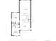 Upstairs floor plan with two bedrooms, two bathrooms, and an open-to-below area at 9340 Mount Jackson St, Littleton, CO 80125