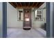 Exterior view of a modern townhome with a covered front entrance at 1330 Independence St # 2, Lakewood, CO 80215