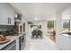 Modern kitchen with granite countertops and stainless steel appliances at 383 S Vaughn Way, Aurora, CO 80012