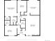 Detailed floor plan outlining the layout of the home, including room dimensions and features at 6495 E Happy Canyon Rd # 163, Denver, CO 80237