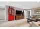 Stylish living area featuring hardwood flooring at 6495 E Happy Canyon Rd # 163, Denver, CO 80237