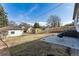 Large backyard area featuring a patio with seating at 2626 S Pennsylvania St, Denver, CO 80210