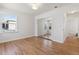 Bright bedroom with closet and gleaming hardwood floors at 2626 S Pennsylvania St, Denver, CO 80210