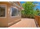 Charming outdoor deck offering a great space for relaxation or entertaining at 8884 Miners St, Highlands Ranch, CO 80126