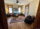 Spacious office with hardwood floors, natural light, and comfortable seating, perfect for productivity at 2335 Stout St, Denver, CO 80205