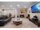 Inviting living room with a fireplace, comfortable seating, and stylish decor for relaxation and entertainment at 3298 S Eudora St, Denver, CO 80222