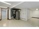 Basement utility area with water heater and storage closets at 7831 W 109Th Ave, Westminster, CO 80021