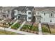 Modern townhomes offer stylish exteriors and landscaped yards, perfect for urban living at 12580 Boggs St, Parker, CO 80134