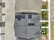 Aerial view of a roof with solar panels and well-manicured backyard at 12580 Boggs St, Parker, CO 80134