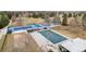 Community amenities including pool, tennis courts, and sports fields at 3257 S Geneva St, Denver, CO 80231