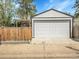 Detached one car garage in the backyard at 2155 S Emerson St, Denver, CO 80210