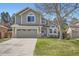 Charming two-story home with well-manicured lawn and a two car garage at 746 Poppywood Dr, Highlands Ranch, CO 80126