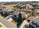 Prime location aerial view of the property showing its proximity to neighborhood amenities and lush landscaping at 10057 S Shadow Hill Dr, Lone Tree, CO 80124