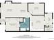 Floorplan that contains the living room, kitchen, bedroom, and bathroom at 719 W 7Th Ave, Denver, CO 80204