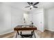 Office with a ceiling fan, laminate floors and lots of natural light at 5491 Lowell Blvd, Denver, CO 80221