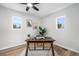 Home office with great natural light and laminate flooring at 5491 Lowell Blvd, Denver, CO 80221