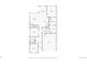 Detailed floor plan showcasing the layout of the main floor, including the kitchen, living room, and bedrooms at 1159 Sunrise Dr, Erie, CO 80516