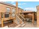 Deck, patio, pergola, and garden area create a relaxing backyard space at 3050 Bellaire St, Denver, CO 80207