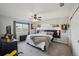 Serene bedroom with soft carpet, ample closet space, and stylish decor at 9267 Welby Rd Ter, Denver, CO 80229