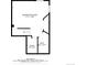 Basement floor plan showing rec room, bathroom, additional room, and stairwell at 4857 Tarcoola Ln, Highlands Ranch, CO 80130