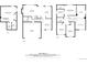 Combined floor plans showcasing layout of each floor including basement, first and second floors at 4857 Tarcoola Ln, Highlands Ranch, CO 80130