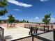 Well-maintained dog park with separate fenced areas, benches, and play structures for furry friends at 515 176Th Ave, Broomfield, CO 80023