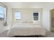 Serene bedroom with large windows, comfortable bedding, and minimalist design at 2226 Monte Vista St, Fort Lupton, CO 80621