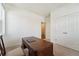 Home office featuring a traditional desk and a closet at 2226 Monte Vista St, Fort Lupton, CO 80621