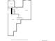 Floor plan of basement shows the recreation room, wet bar, hall, bedroom, and basement entry at 11383 Autumn Moon St, Littleton, CO 80125