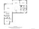 A detailed floor plan of the main level showcases the layout of the kitchen, living and dining areas at 3128 Bivouac Pt, Castle Rock, CO 80108