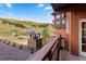 Scenic balcony view of slopes, offering mountain views from an upscale home at 1521 Ski Hill Rd # 8313, Breckenridge, CO 80424