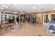 Spacious gym with mirrored walls, various exercise machines, and rubber flooring at 1521 Ski Hill Rd # 8313, Breckenridge, CO 80424