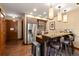 Modern kitchen with granite countertops, stainless steel appliances, and island seating at 1521 Ski Hill Rd # 8313, Breckenridge, CO 80424