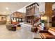 Grand lobby featuring stone fireplace, comfortable seating, and an inviting atmosphere for residents and guests at 1521 Ski Hill Rd # 8313, Breckenridge, CO 80424