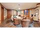 Comfortable lounge area with plush seating, wood trim, and elegant decor at 1521 Ski Hill Rd # 8313, Breckenridge, CO 80424