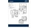 Floorplan layout of main level, upper level and basement areas; this home features a 2 car garage and shed at 8229 S Ogden Cir, Littleton, CO 80122