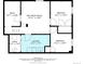 Basement floor plan featuring laundry, bedrooms, and recreation room at 6474 W Canyon Ave, Littleton, CO 80128