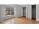 Bright bedroom with hardwood floors and window with view at 1818 S Quebec Way # 7-8, Denver, CO 80231