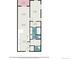 Detailed floor plan showcasing the layout of the home, including dimensions for each room at 2530 Lawrence St # Ra301, Denver, CO 80205